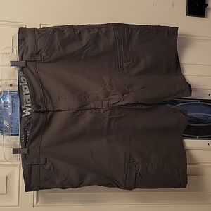 Wrangler All Terrain Gear Shorts W42 Side pocket Charcoal